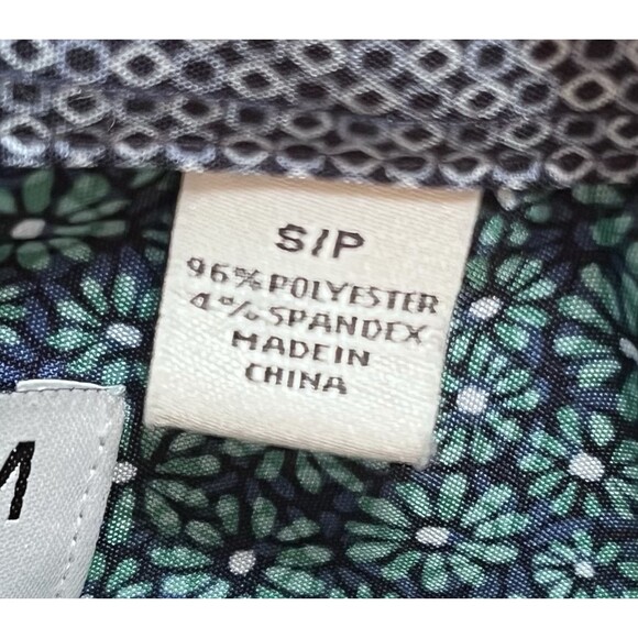 Nick Graham Floral Everywhere Stretch Short Sleeve Mens S Blue Cam Modern Family - Picture 7 of 8